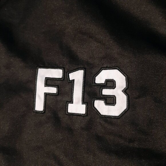 Friday The 13th Jason Voorhees logo F13 Hot Topic Bomber Jacket Large like new - Picture 10 of 13